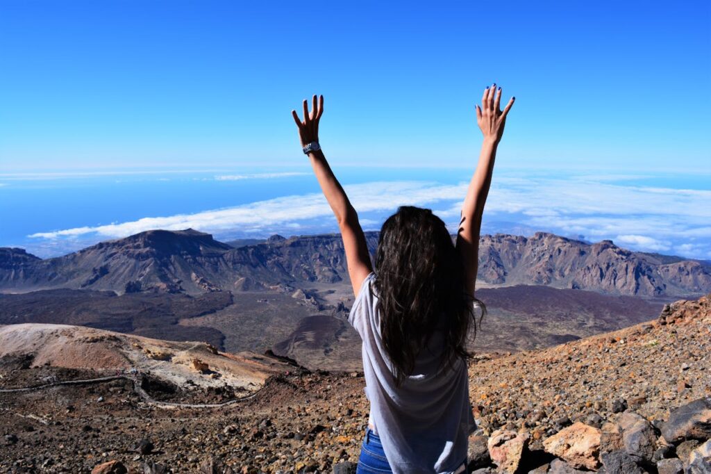 Woman Traveling Spain Confidently